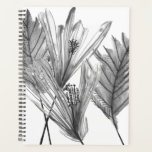 Floral Silhouette - Grey Planner<br><div class="desc">Floral Silhouette I by Melissa Wang. Features greenery in black-and-white colours.</div>