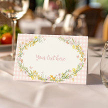 Floral Silly Goose Girl Birthday Party Food Tent