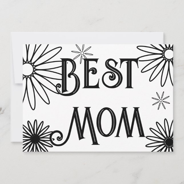 Floral Simple Mother's day Card (Front)