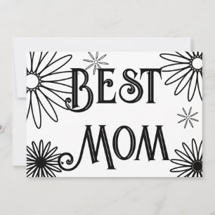 Floral Simple Mother's day Card