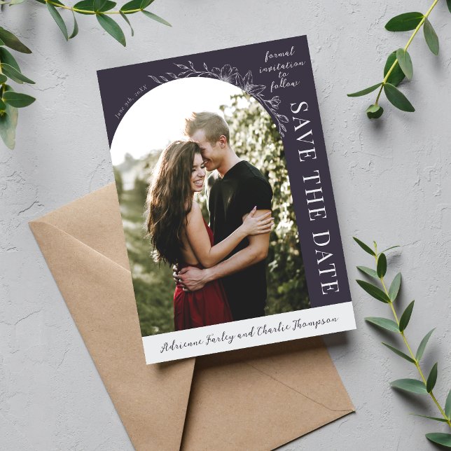 Floral Simplicity 1 Blackberry Save The Date (Creator Uploaded)