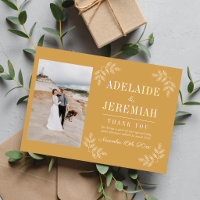 Floral Simplicity 2 Yellow Ochre Wedding