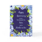 Floral Sister and Brother in Law Anniversary