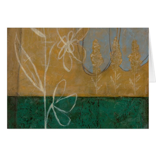 Floral Sketch with Wildflower and Plants (Front Horizontal)