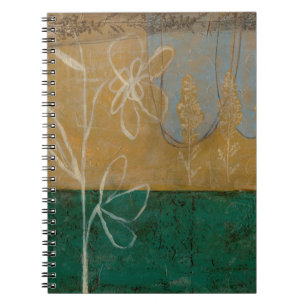 Floral Sketch with Wildflower and Plants Notebook