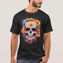 Floral Skull 19