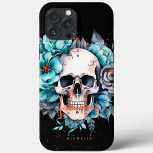 Floral Skull Adult Faboolous Halloween Case-Mat iPhone 13 Pro Max Case