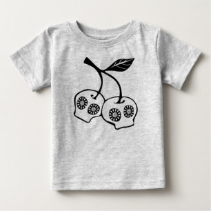 Floral Skull Apple Shirt