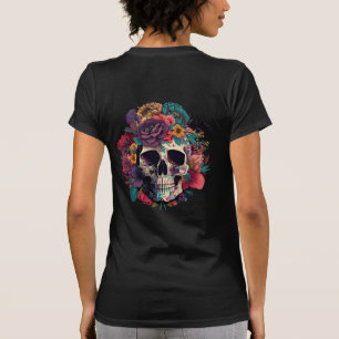 Floral Skull Botany and Bones T-Shirt