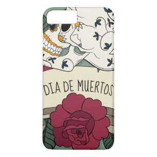Floral Skull Dia de los Muertos Phone Case