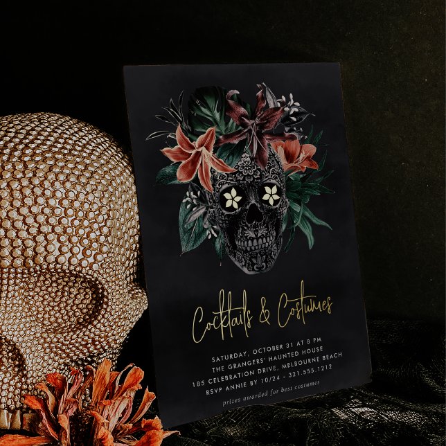 Floral Skull Halloween Cocktails & Costumes Party (Creator Uploaded)