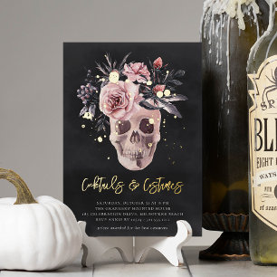 Floral Skull Halloween Cocktails & Costumes Party