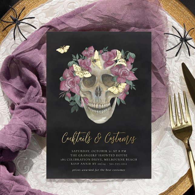 Floral Skull Halloween Costumes & Cocktails Party (Creator Uploaded)