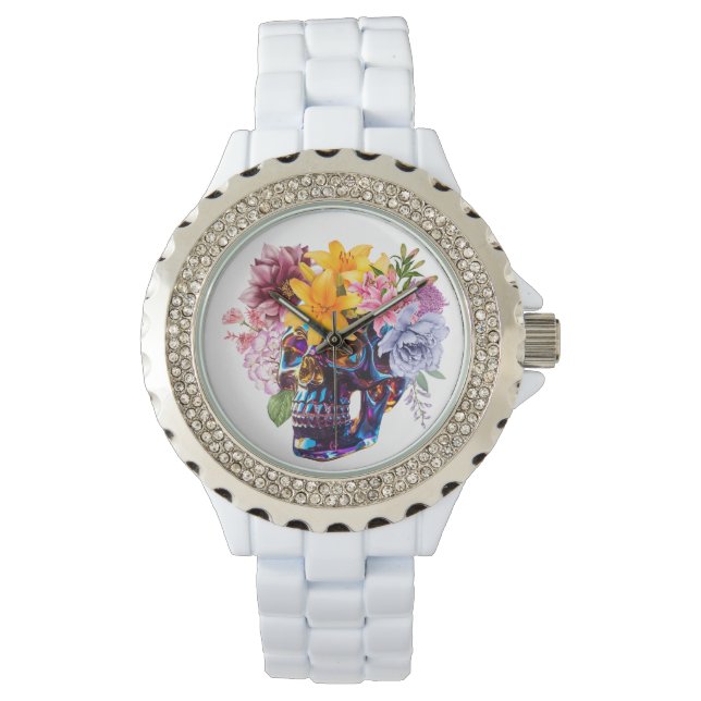 FLORAL SKULL RADIANCE WATCH (Front)