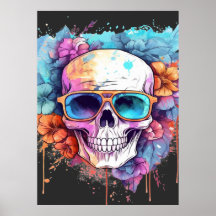 Floral Skull Shades