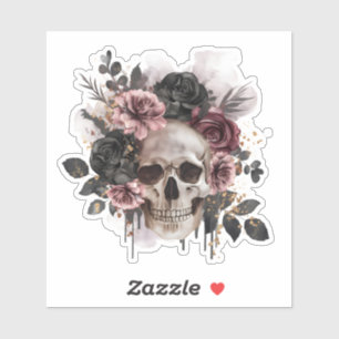 Floral Skull Skeleton Flower Crown Halloween