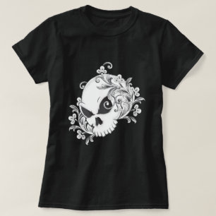 Floral Skull T-Shirt