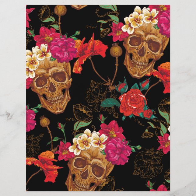 floral Skulls (Front)