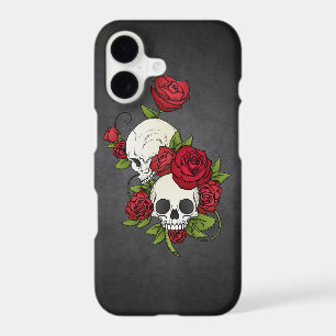 Floral Skulls Dia de los Muertos Phone Case