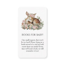 Floral Sleeping Baby Deer Books For Baby