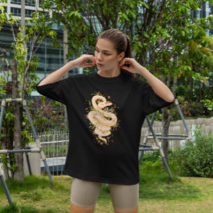 Floral Snake Cottagecore T-Shirt