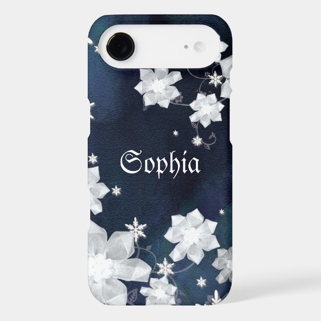 Floral Snowflakes Cute iPhone 5 Case-Mate Case (Back)