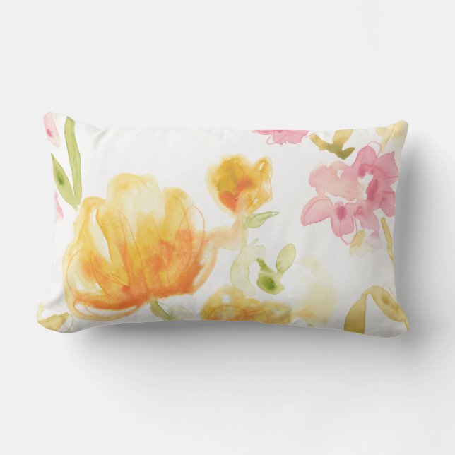 Floral Song I Lumbar Cushion (Front)