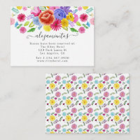 Floral Spanish Fiesta Wedding Accommodations