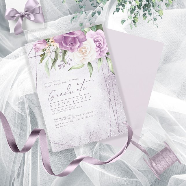 Floral Sparkles Graduation Mauve ID889 (Creator Uploaded)