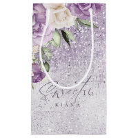 Floral Sparkles Sweet Sixteen Mauve ID912