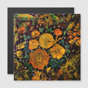 Floral Sparks Magnetic Card