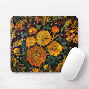 Floral Sparks Mouse Mat
