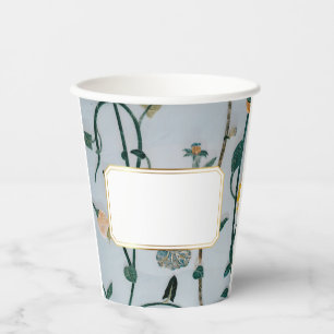 Floral Special Occasion Customisable Paper Cups