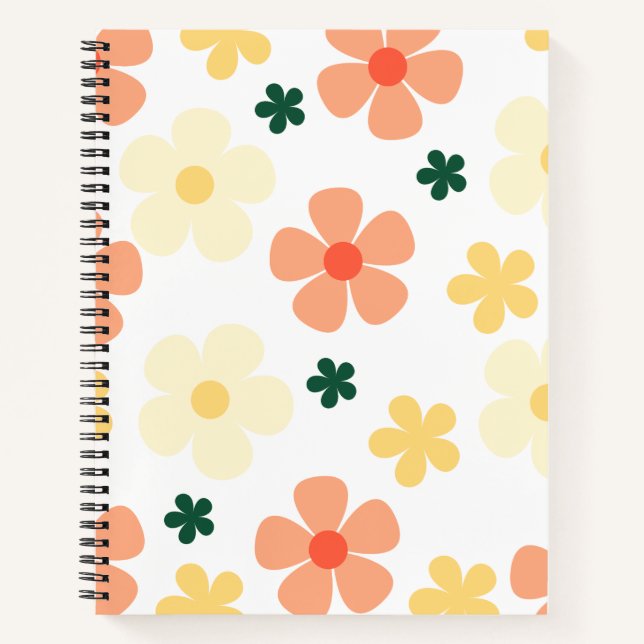Floral Spiral Notebook - Bloom with Style (Front)