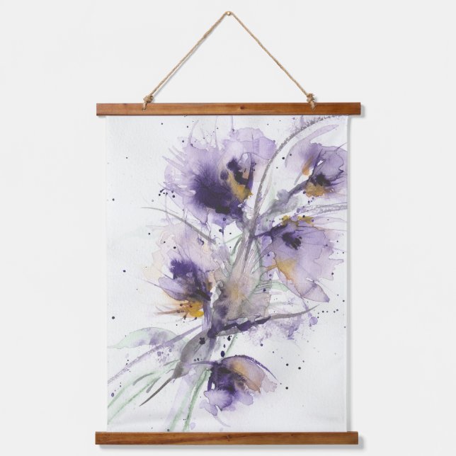 Floral Splash Hanging Tapestry (Front)