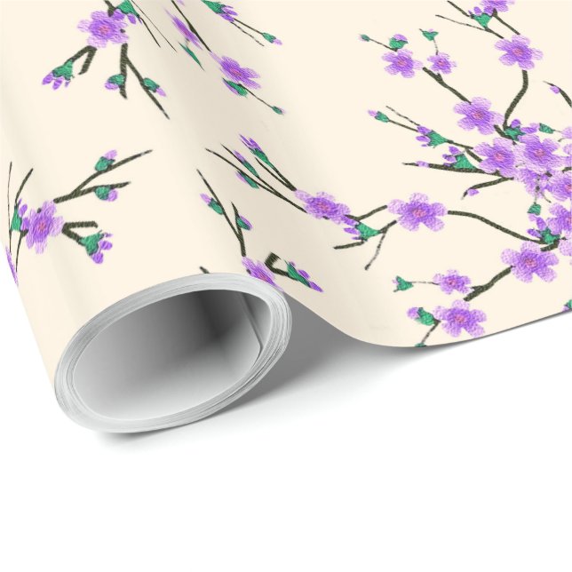 floral spring pattern wrapping paper (Roll Corner)