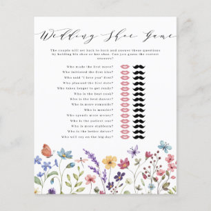 Floral Spring Summer Wedding Shoe Game