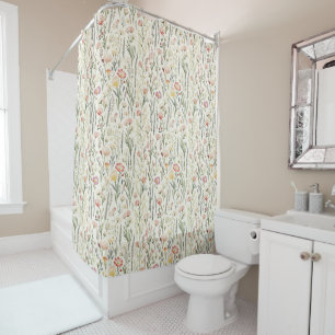 Floral Springtime Shower Curtain