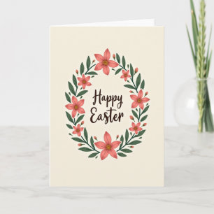Floral Springtime Wishes Card