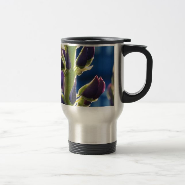 Floral Stainless Steel 444 ml  Travel/Commuter Mug (Right)