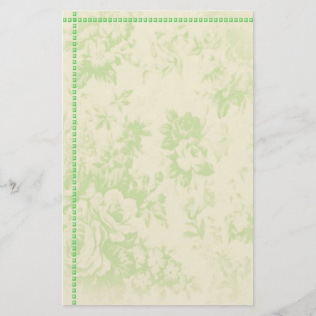 floral staionary stationery (Front)