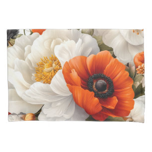 Floral Standard Pair  Pillowcase