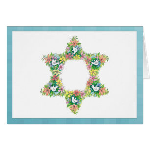 Floral Star of David
