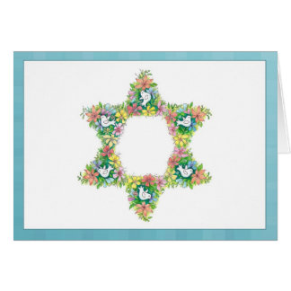 Floral Star of David