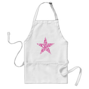 floral star standard apron