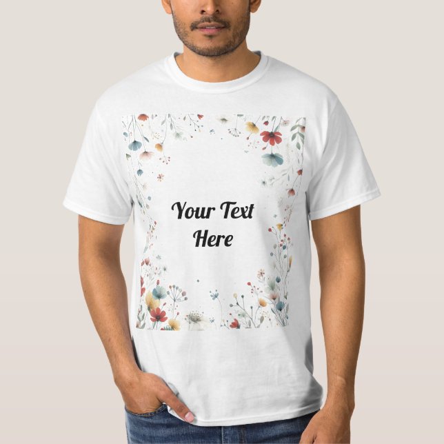 Floral Statement T-Shirt (Front)