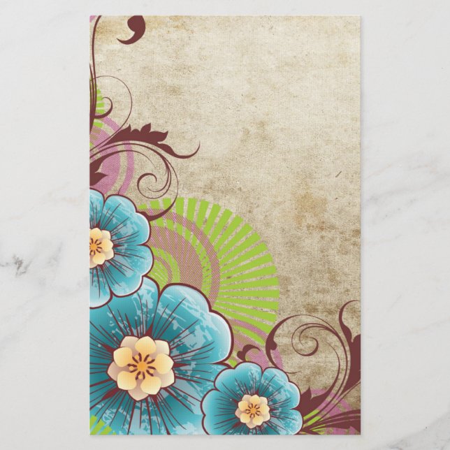 Floral Stationery (Front)