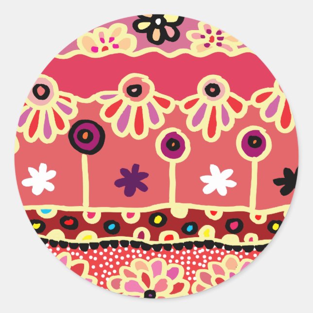 Floral Sticker (Front)