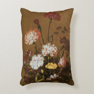 Floral Still Life Flowers in Vase, Vintage Baroque Decorative Cushion