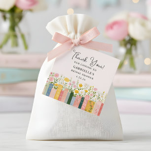 Floral Storybook Her Next Chapter Bridal Shower Favour Tags